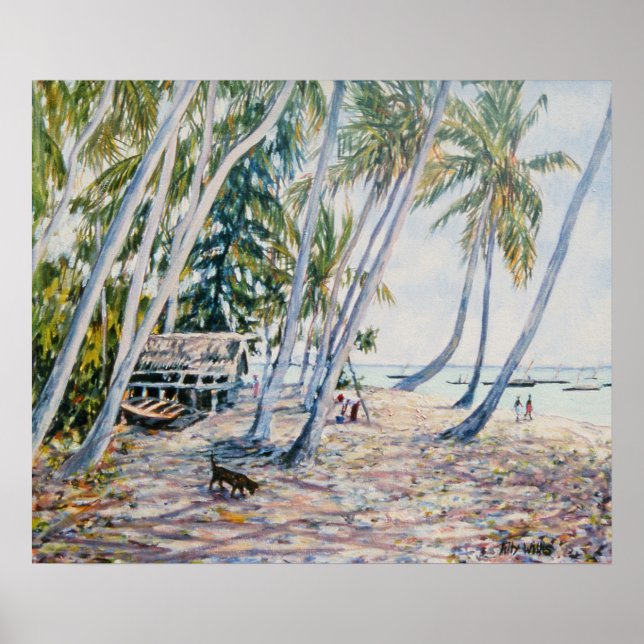 Rustling Palms Zanzibar 2002 Poster (Vorne)