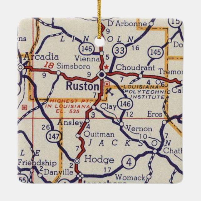 Ruston LA Keramikornament (Rückseite)