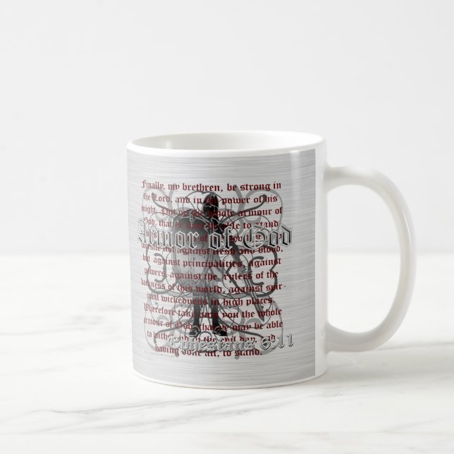 Rüstung des Gott-Soldaten Kaffeetasse (Rechts)
