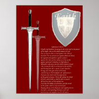 Rüstung eines Großformat-Posters