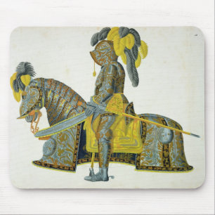 Rüstung getragen von Wählerschaften christliches Mousepad