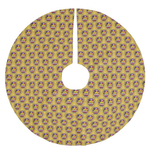 Rüstung  polyester weihnachtsbaumdecke (Vorderseite)
