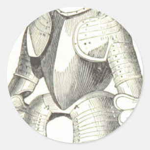 Rüstung Runder Aufkleber