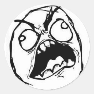 Rüstungsfront Runder Aufkleber