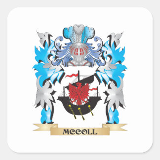 Rüstungsmanschette - Familienwappen Quadratischer Aufkleber