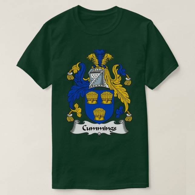 Rüstungsmantel-Familienwappen T-Shirt (Design vorne)
