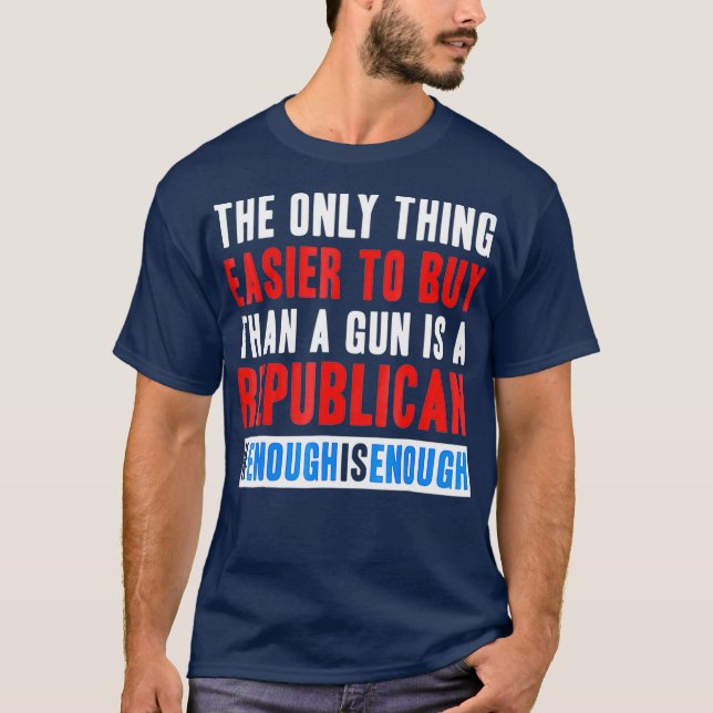 Rüstungsreform ist leichter, einen Republikaner zu T-Shirt (Vorderseite)