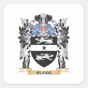 Rüstungsüberzug - Familienwappen Quadratischer Aufkleber
