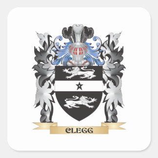 Rüstungsüberzug - Familienwappen Quadratischer Aufkleber