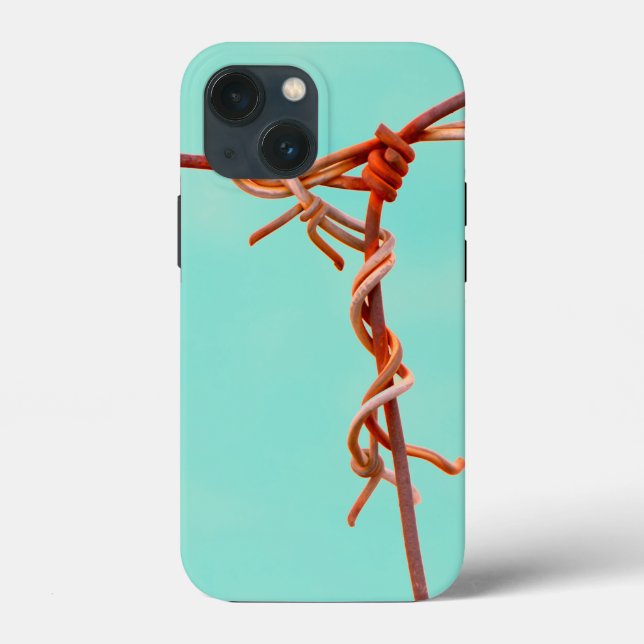 Rusty Barbed Wire Knot Case-Mate iPhone Hülle (Rückseite)