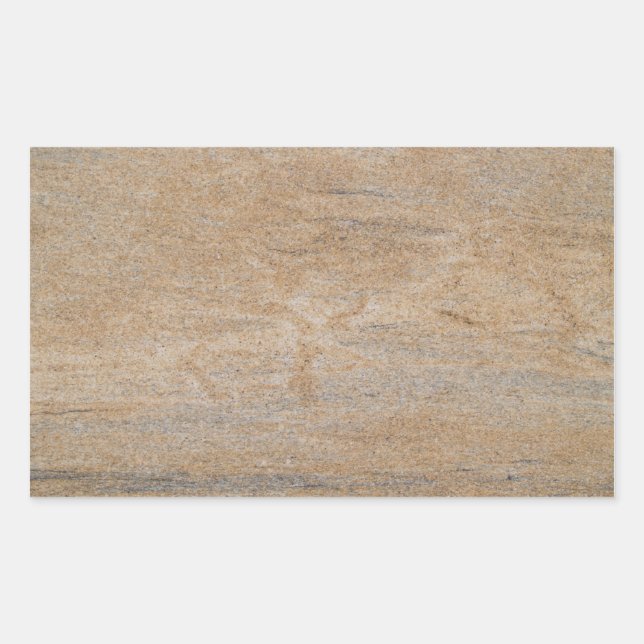 Rusty Brown Marble Rectangle Sticker (Vorderseite)