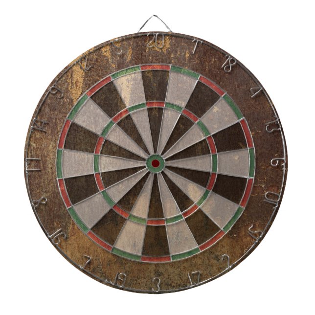 Rusty Dartboard Turnier Dartboard Darts Lover Dartscheibe (vorne)