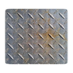 Rusty Diamond Platin Steel Schneidebrett