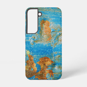 Rusty Distressed Blue Metal Samsung Galaxy Hülle