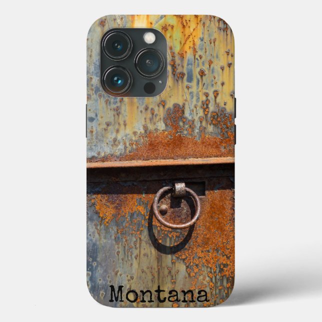 Rusty Door Individuelle Name Case-Mate iPhone Hülle (Rückseite)