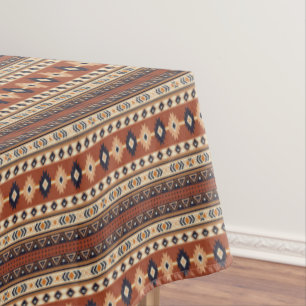 Rusty Geometry Boho Print Tischdecke