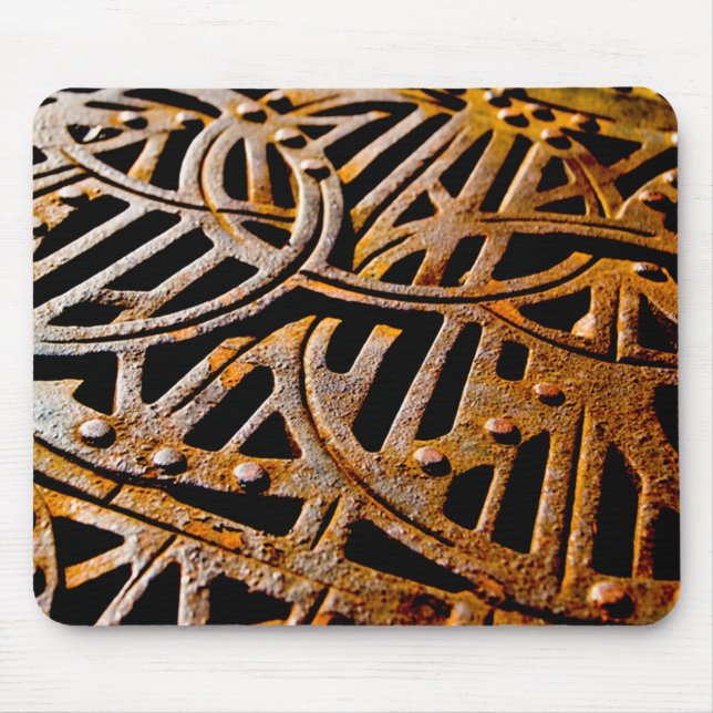 Rusty Grate Mousepad (Vorne)
