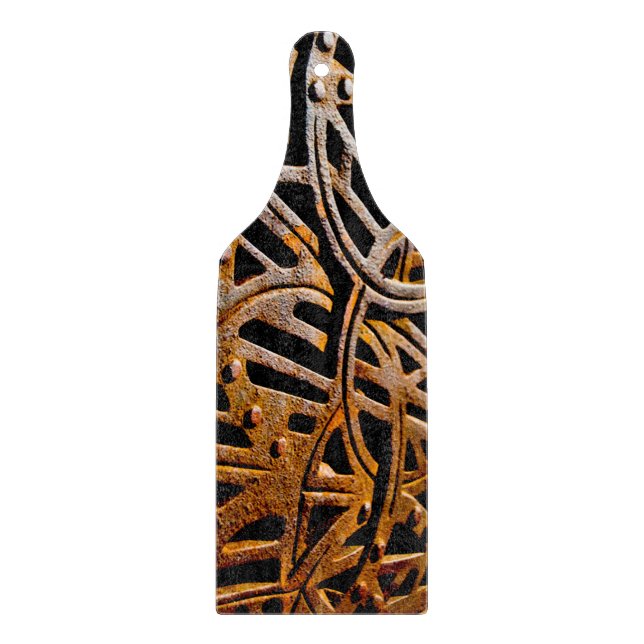 Rusty Grate Schneidebrett (Vorderseite)