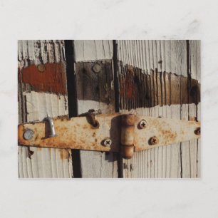 Rusty Hinge Postcard Postkarte