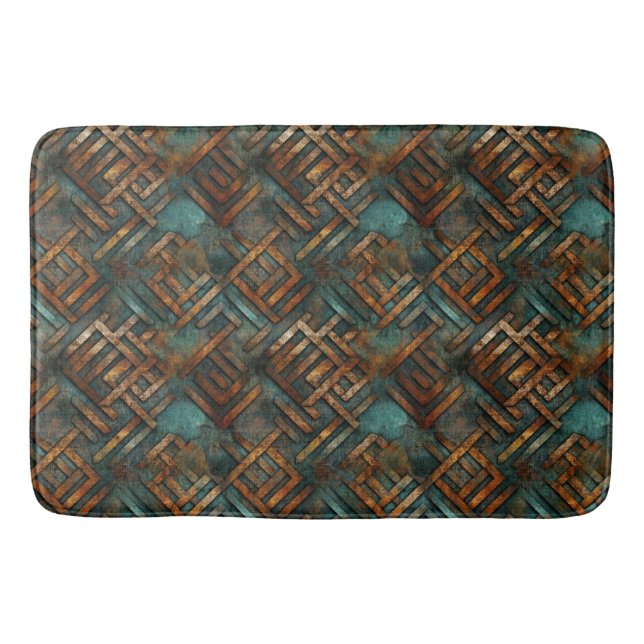 Rusty Metal Bath Mat Badematte (Vorderseite)