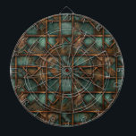 Rusty Metal Dartboard Dartscheibe<br><div class="desc">Edelmetallplatine</div>