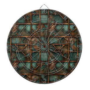 Rusty Metal Dartboard Dartscheibe