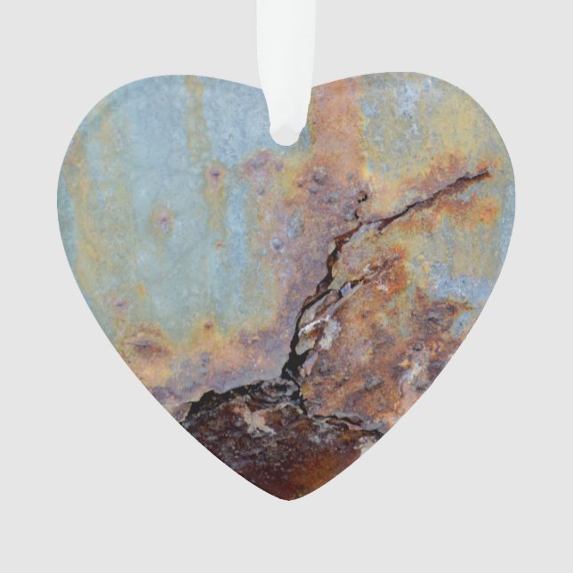 Rusty Metal Heart Ornament (Vorderseite)