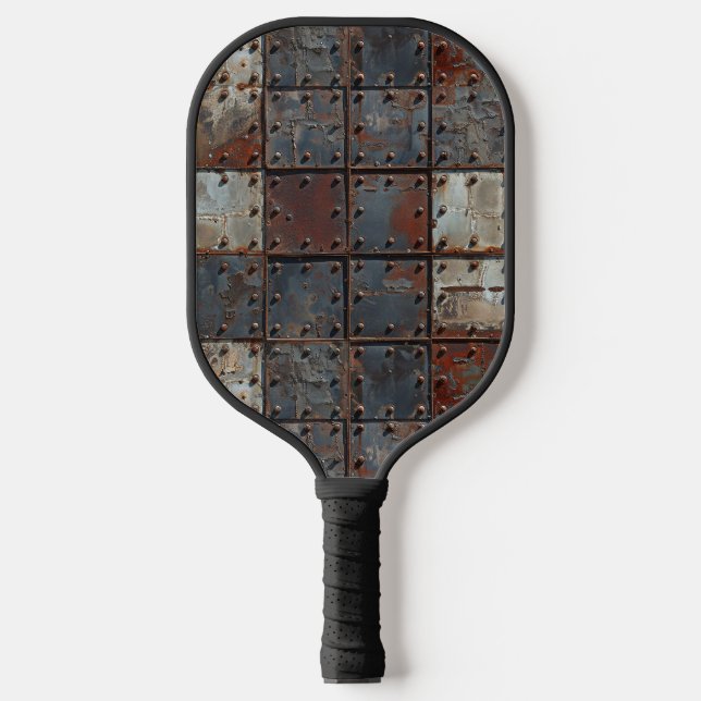 Rusty Metal Pickleball Paddle (Vorderseite)