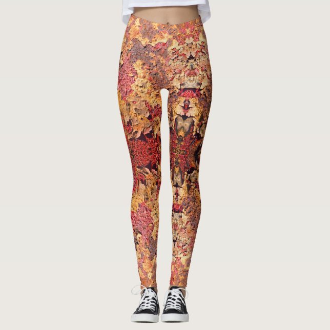 Rusty Metal - Power Yoga Leggings (Vorderseite)