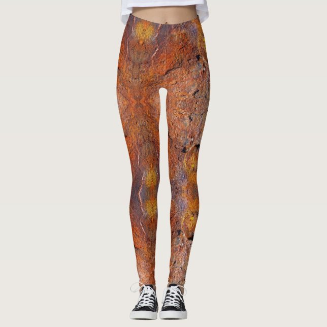 Rusty Metal - Power Yoga Leggings (Vorderseite)