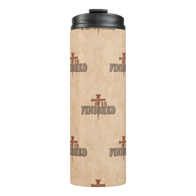 Rusty Nails Cross of Christ Christlich Design Thermosbecher (Vorderseite)