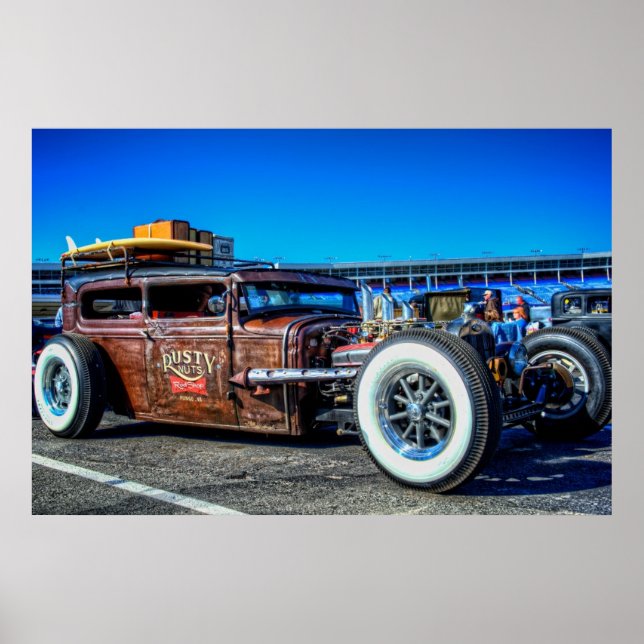 Rusty Nuts Rat Rod Poster (Vorne)