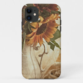 Rusty Orange Sunflowers Case-Mate iPhone Hülle