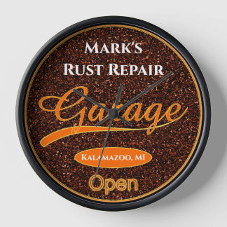 Rusty Rebel Classic Clunkers Garage Wall Clock Uhr