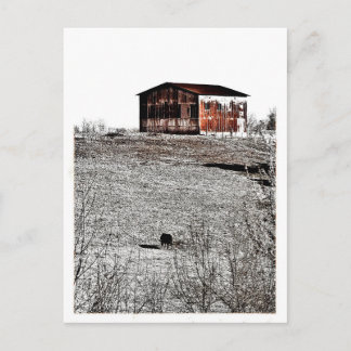 Rusty Scheune Postkarte