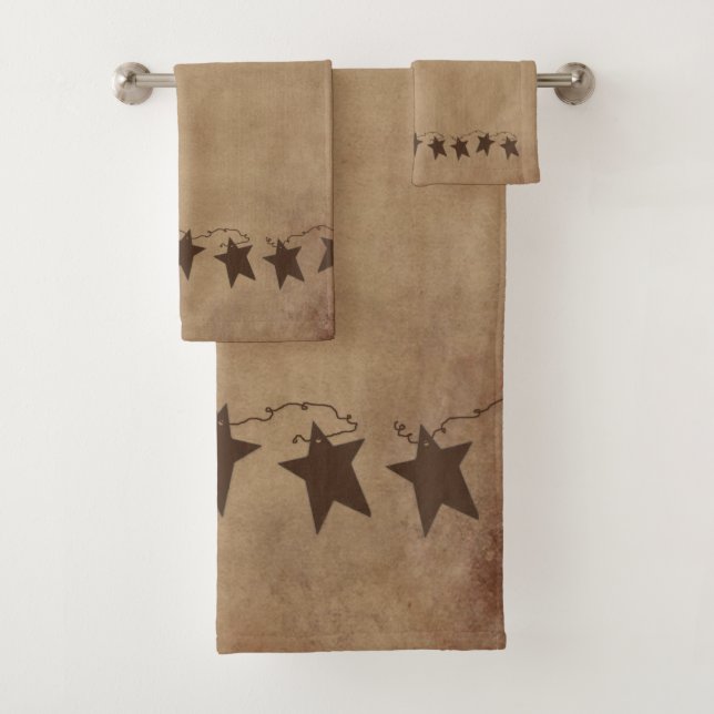 Rusty Stars Badhandtuch Set (Insitu)