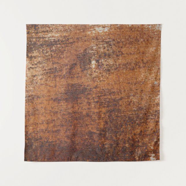Rusty Textured Metal Surface Wandteppich (Vorderseite)