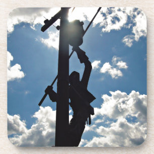 Rusty the Lineman Untersetzer