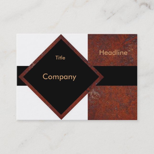 Rusty Tile Business Card Visitenkarte (Vorderseite)