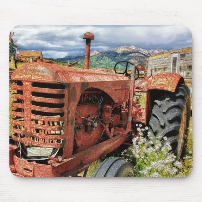 Rusty Tractor Mousepad (Vorne)