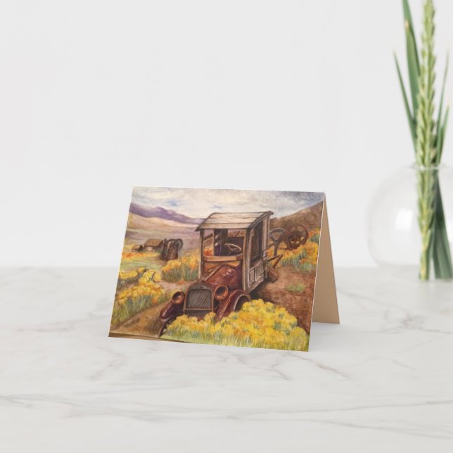 Rusty Truck Karte (Vorderseite)