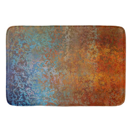Rusty, Verdigris, Grunge Steampunk Badematte