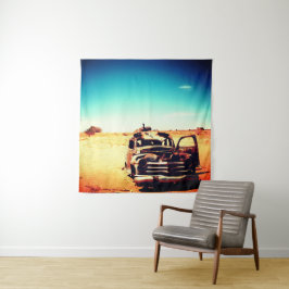 Rusty Vintage Car Wandteppich