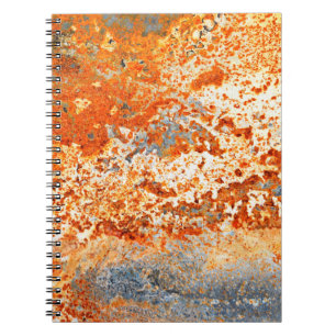 Rusty Zinc Grunge Hintergrund Notizblock