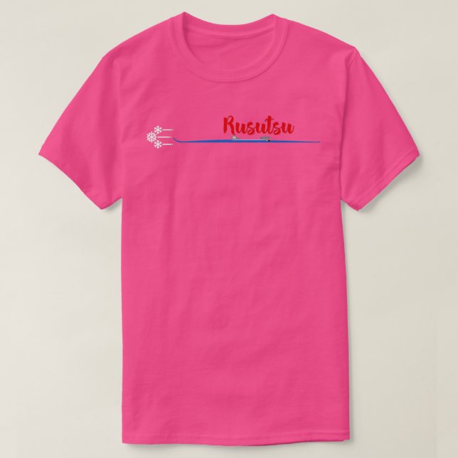 Rusutsu Japan Ski T-Shirt (Design vorne)