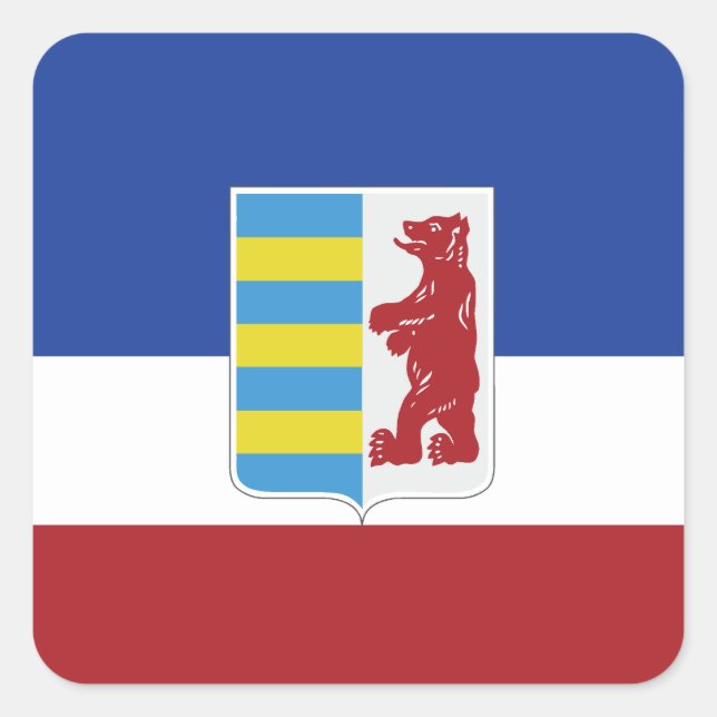 Rusyn-Aufkleber Quadratischer Aufkleber (Vorderseite)