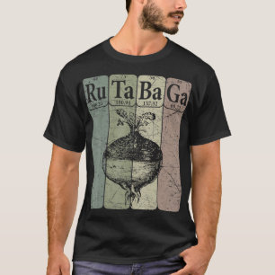 Rutabaga Periodic Table Elements Swede Rutabaga Re T-Shirt