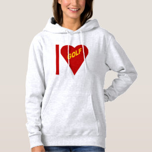 Rutenkapuzenpullover I LOVE GOLF Hoodie