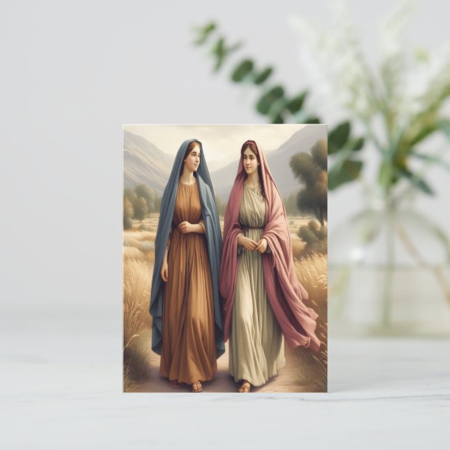 Ruth 1 a Herzliche Reise der Hingabe Postkarte (Stehend Vorderseite)