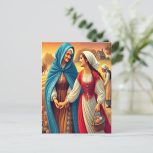 Ruth 1 Hand in Hand mit dem Glauben Postkarte